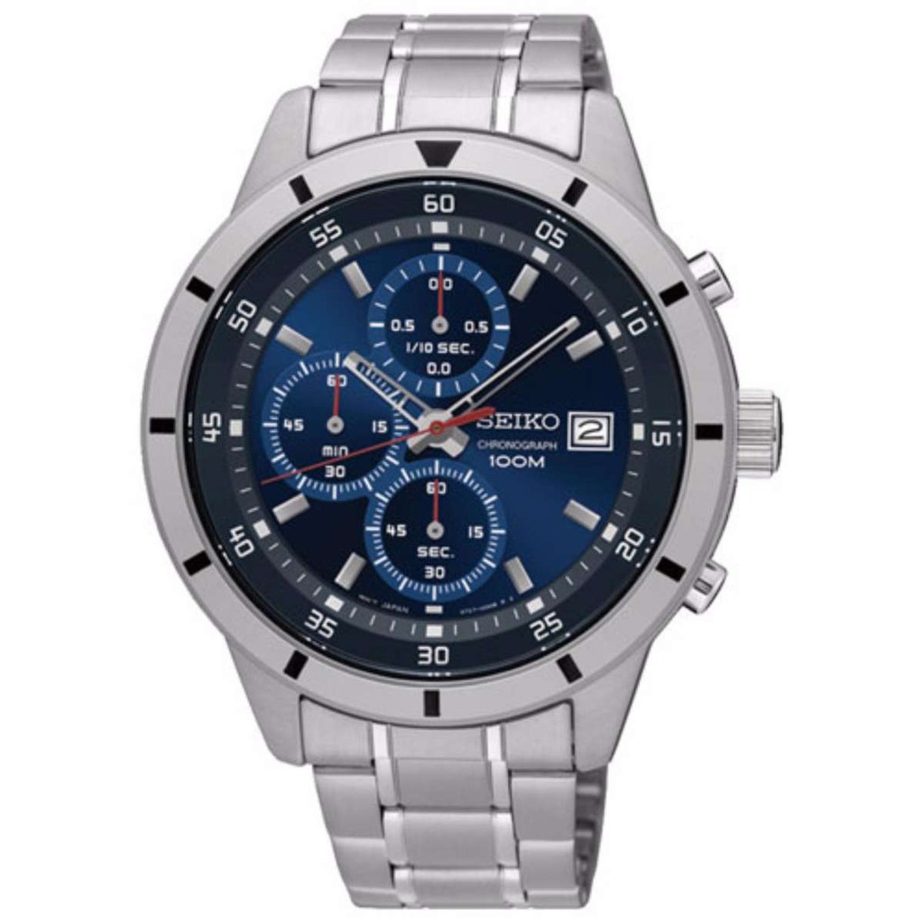 Seiko Chronograph Silver Stainless Steel Band Watch SKS559P1 | Shopee  Singapore