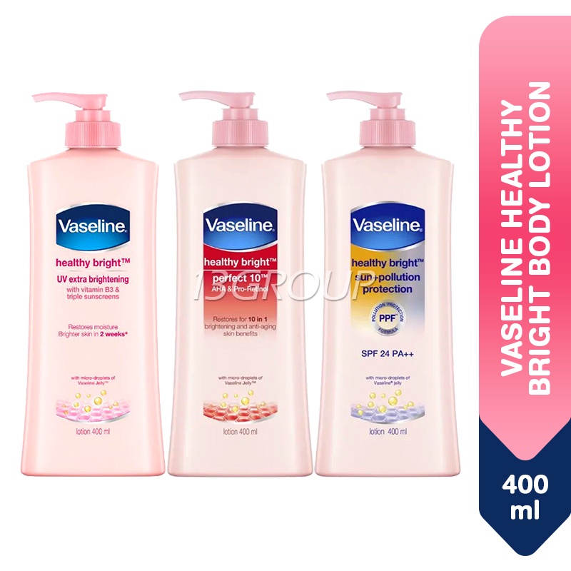 Vaseline Healthy Bright Body Lotion 400ml Shopee Singapore