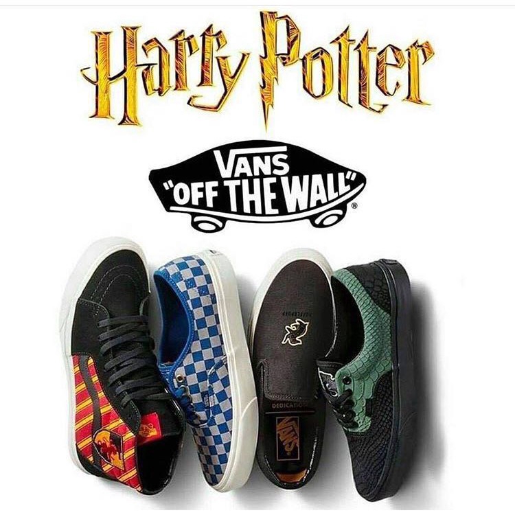 VANS X HARRY POTTER GRYFFINDOR RAVENCLAW HUFFLEPUFF SLYTHERIN Men Shoes  Original Sneakers ready stock | Shopee Singapore