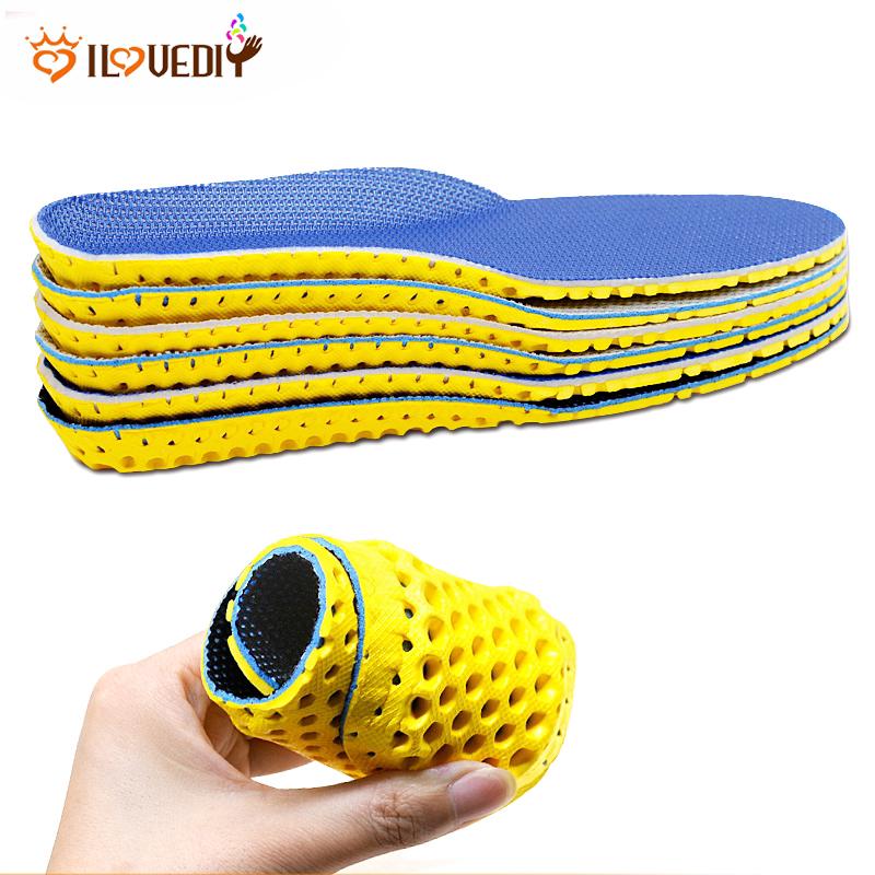 Image of Stretch Breathable Deodorant Running Cushion Insoles Orthopedic Pad Memory Foam Man Women Insoles