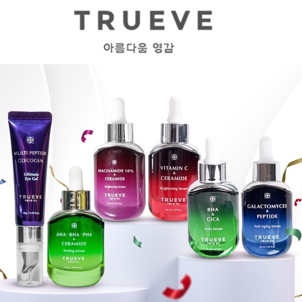 Trueve Niacinamide / Galactomyces / Vitamin C / Bha Cica  
