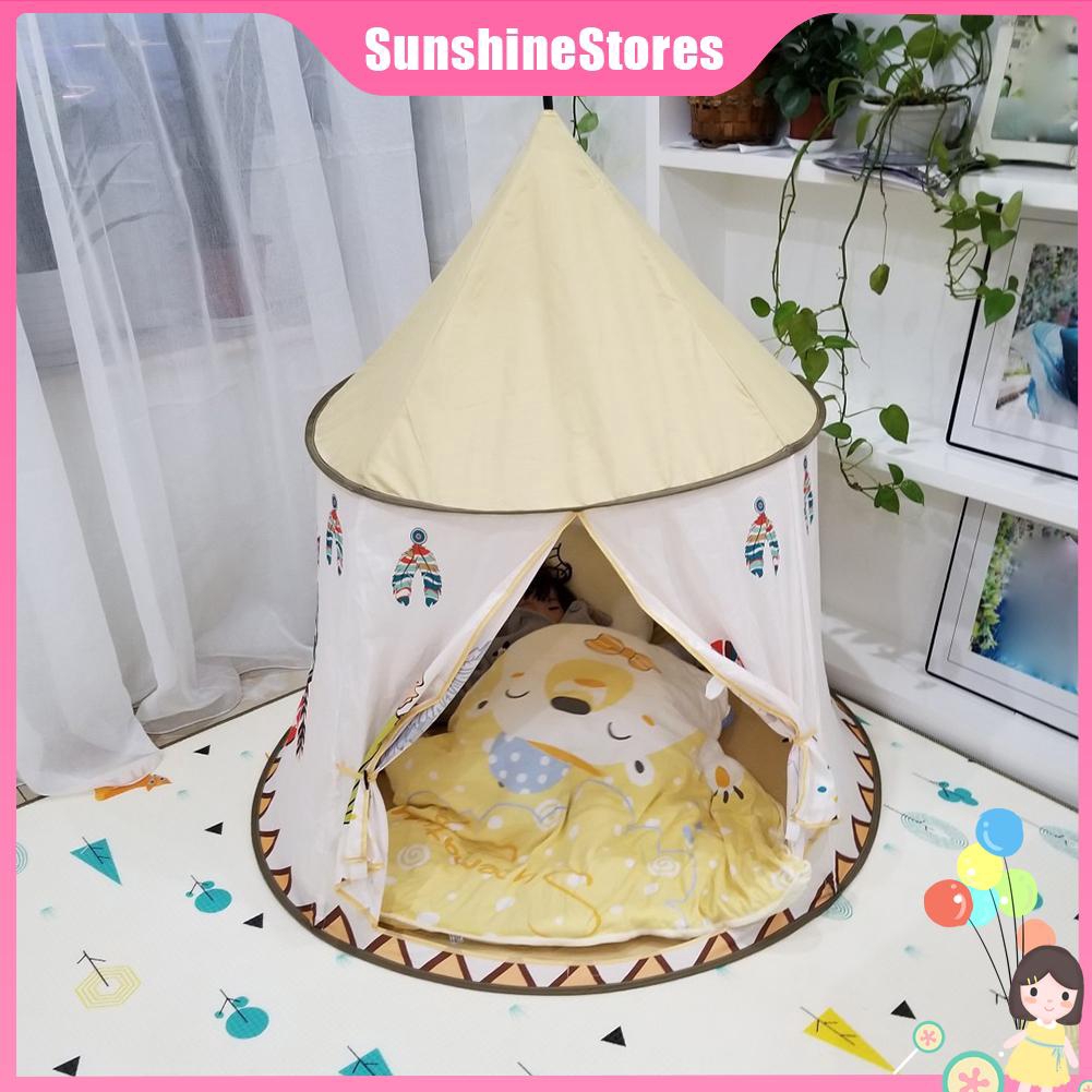 Ss Portable Kids Teepee Tent Princess Castle Baby Indoor Game