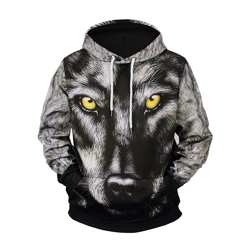 snow wolf hoodie