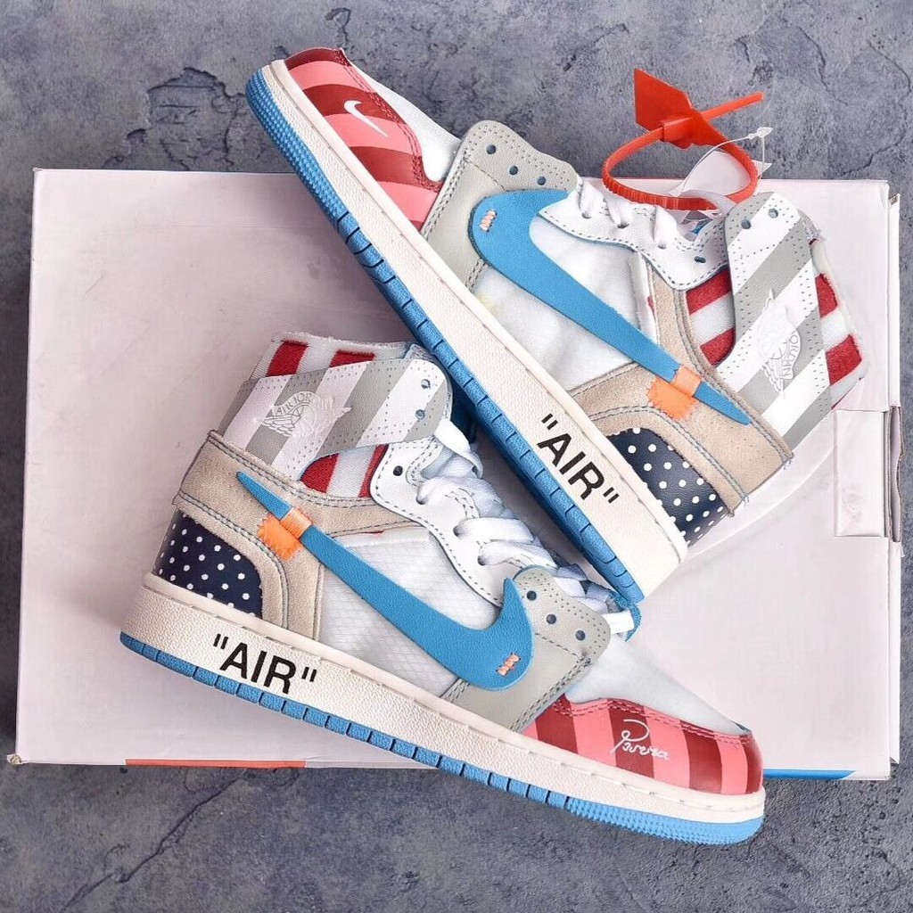 air jordan 1 x off white x parra