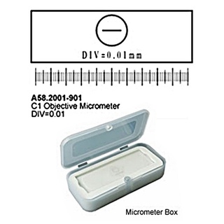 Stage Micrometer DIV=0.01 Calibration Slide GMMSM901WH