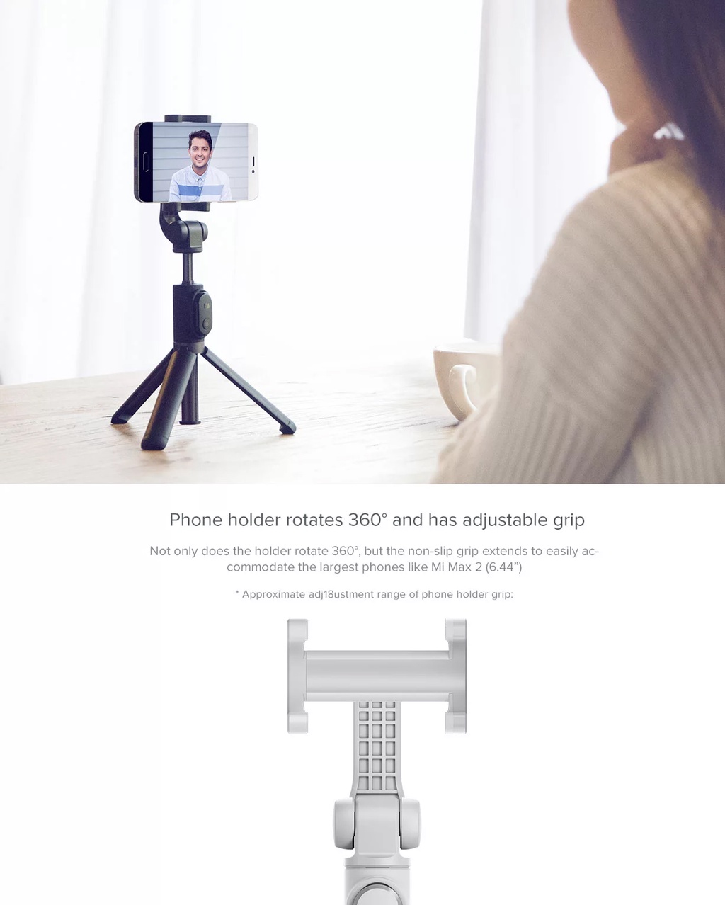 Xiaomi Mi Bluetooth Tripod Stand Selfie Stick with Remote Control CN ...