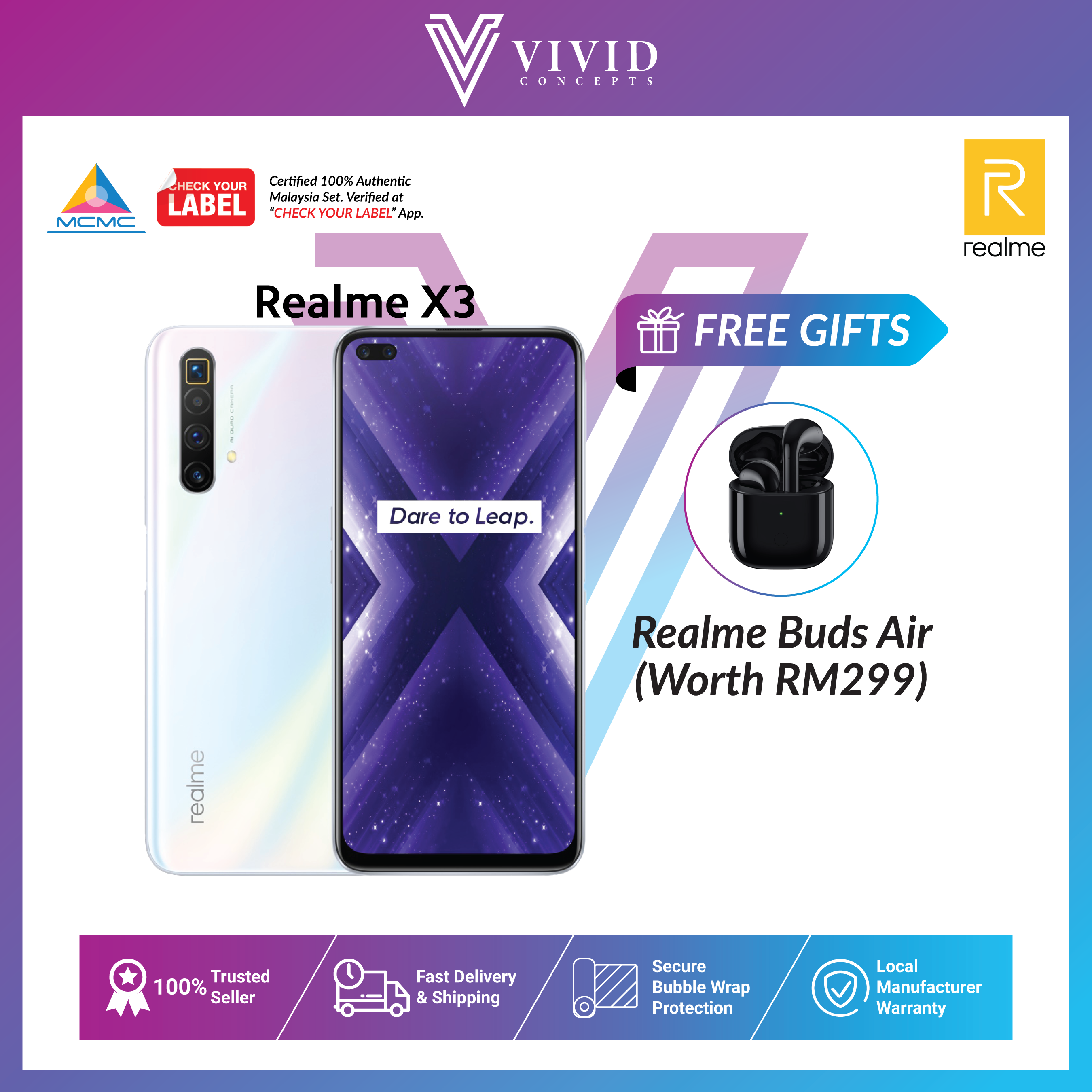 Realme X3 Superzoom 12gb 256gb 1 Year Realme Malaysia Warranty Shopee Singapore