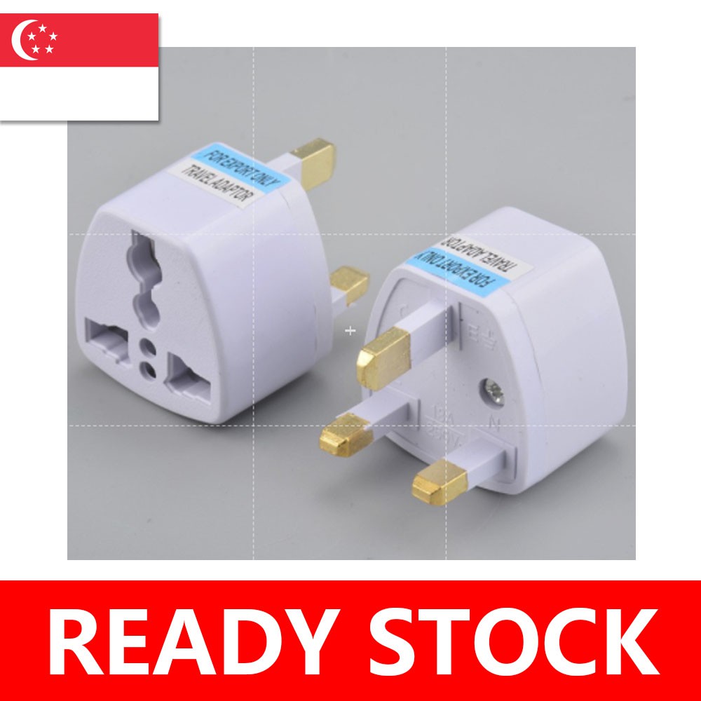 Fast Shipping UK 3Pin Plug Travel Adaptor 3 Pin UK Plug Universal HK US