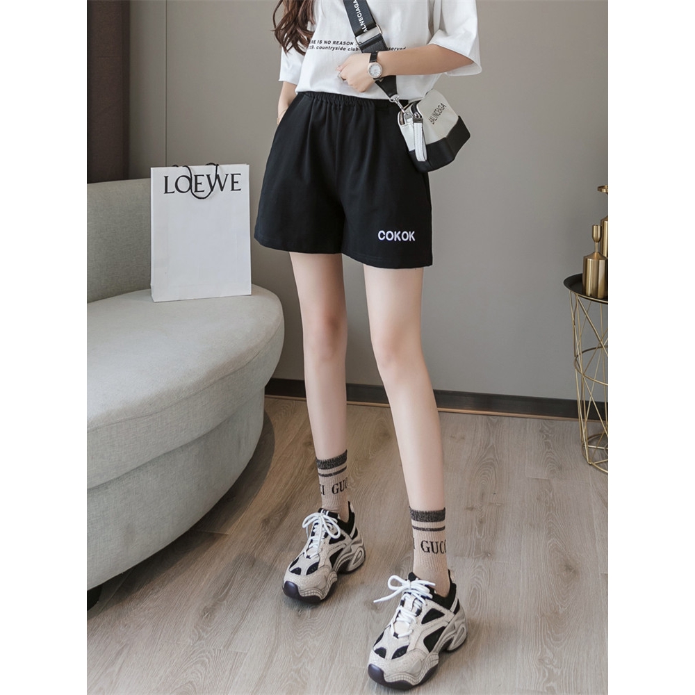 【1020004】Korean Style Sports Shorts Women's Summer Loose 2020 New Outer