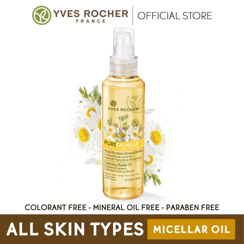 [ORIGINAL] Yves Rocher Pure Calmille Cleansing Micellar Oil 150 ml