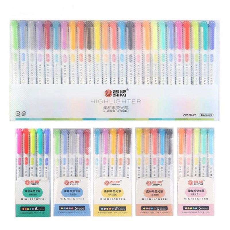 mildliner highlighter 25 Colors Double Head Highlighter Pen Mildliner