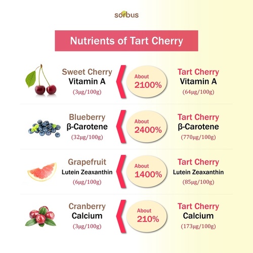 Image of Sorbus Montmorency Tart Cherry 38.8 Collagen 200mg Jelly Bar (7 days) #5