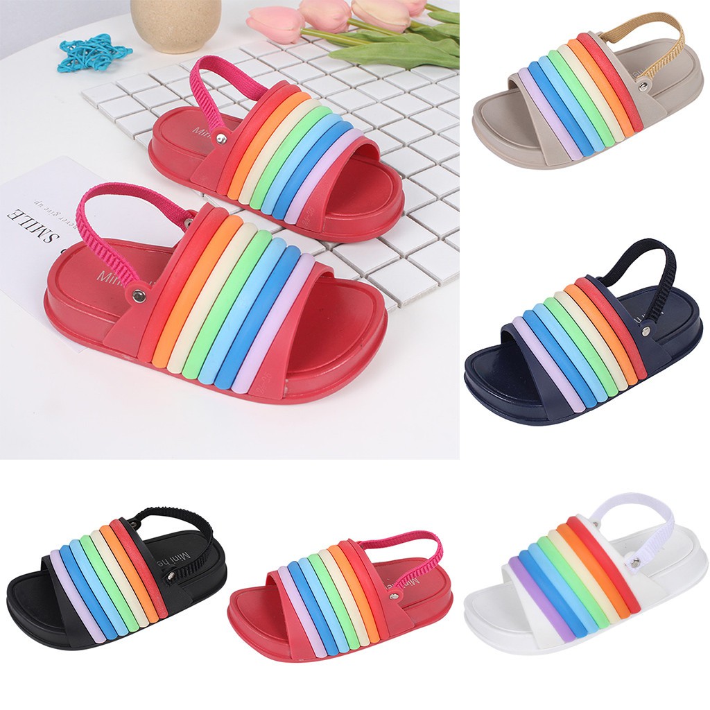 rainbow sandals boys