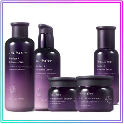 innisfree Perfect 9 Intensive Skincare ( Skin, Lotion, Serum, Cream