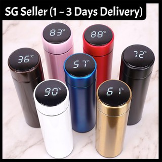 🔥Name Personalization!!🔥 Temperature Display Thermal Flask | 15 Colors | Excellent Thermos Retainability