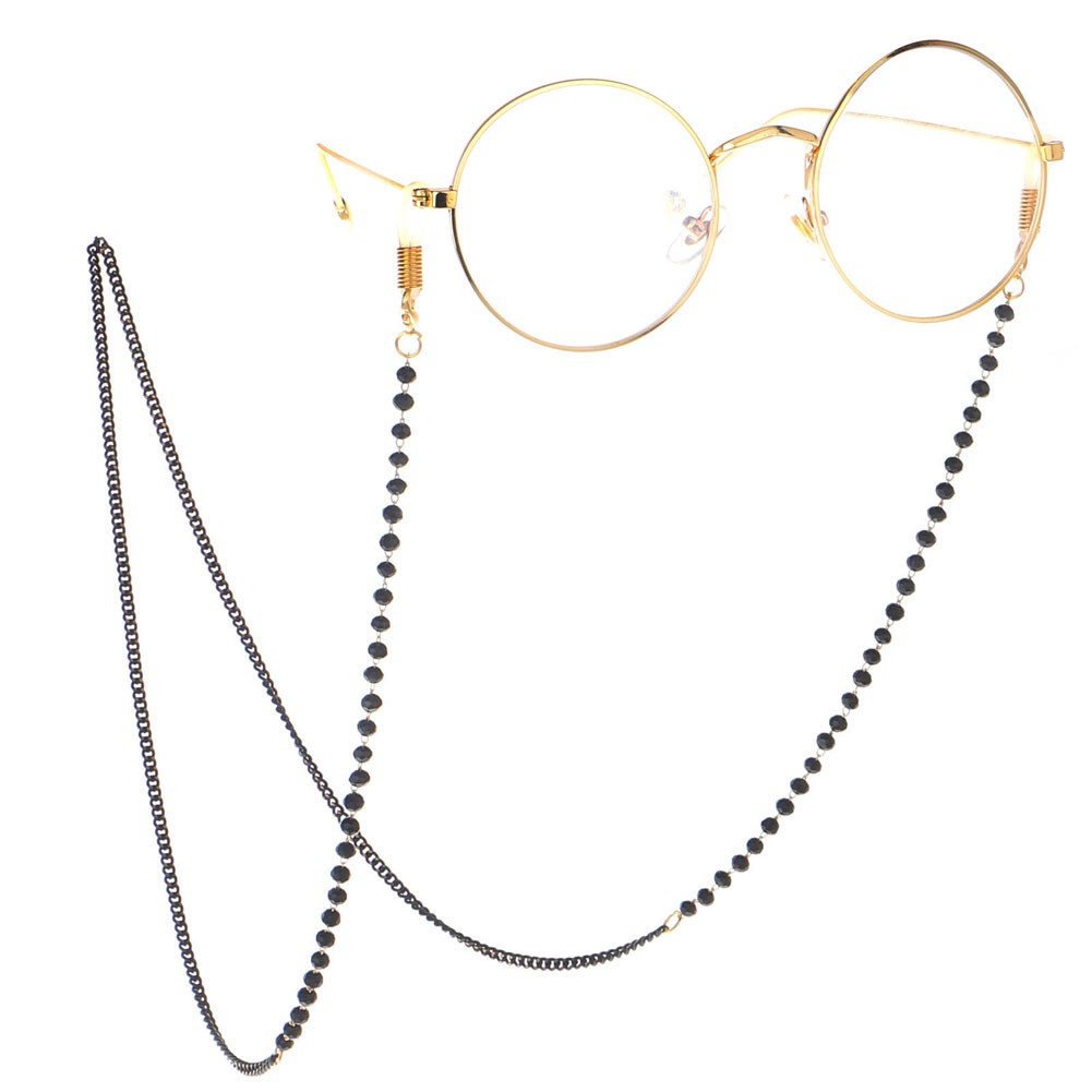VASSAGO Acrylic Eyeglasses Neck Cord Fashion Crimson Link Chain Secure Eyeglass Sunglasses Strap Holder Link Chain Long Necklace for Women Girls 