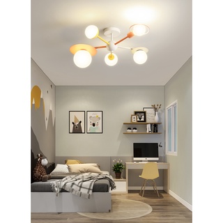 3-Color Kids Room Ceiling Light Led Bedroom Lights Boys Girls Cartoon chandelier Modern Simple Room pendant lights #5