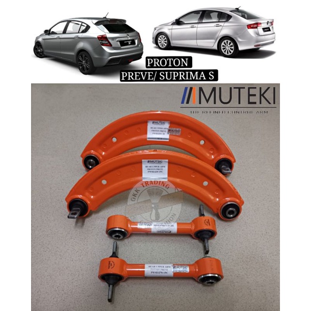 Shop Malaysia Rear Set Muteki Rear Proton Preve Suprima S Upper Arm Long Short Performance Shopee Singapore