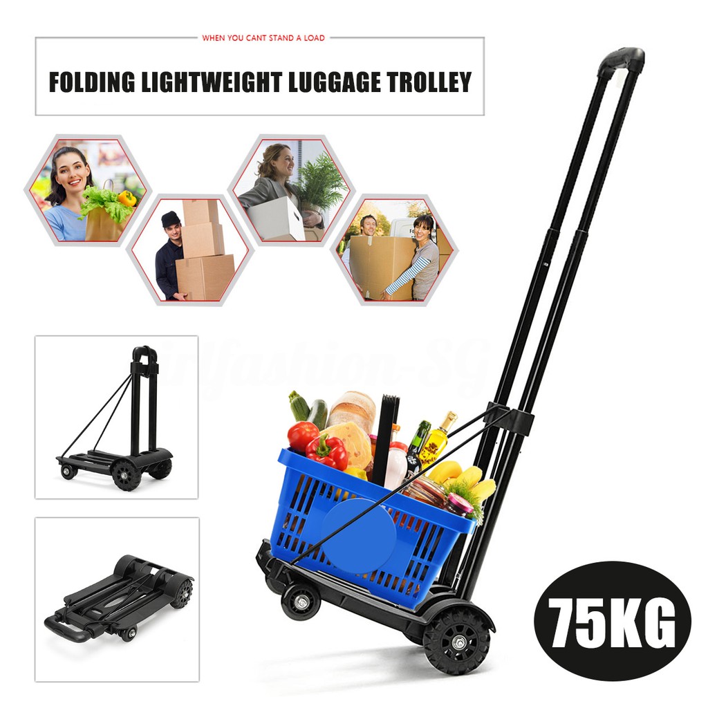 foldable luggage trolley