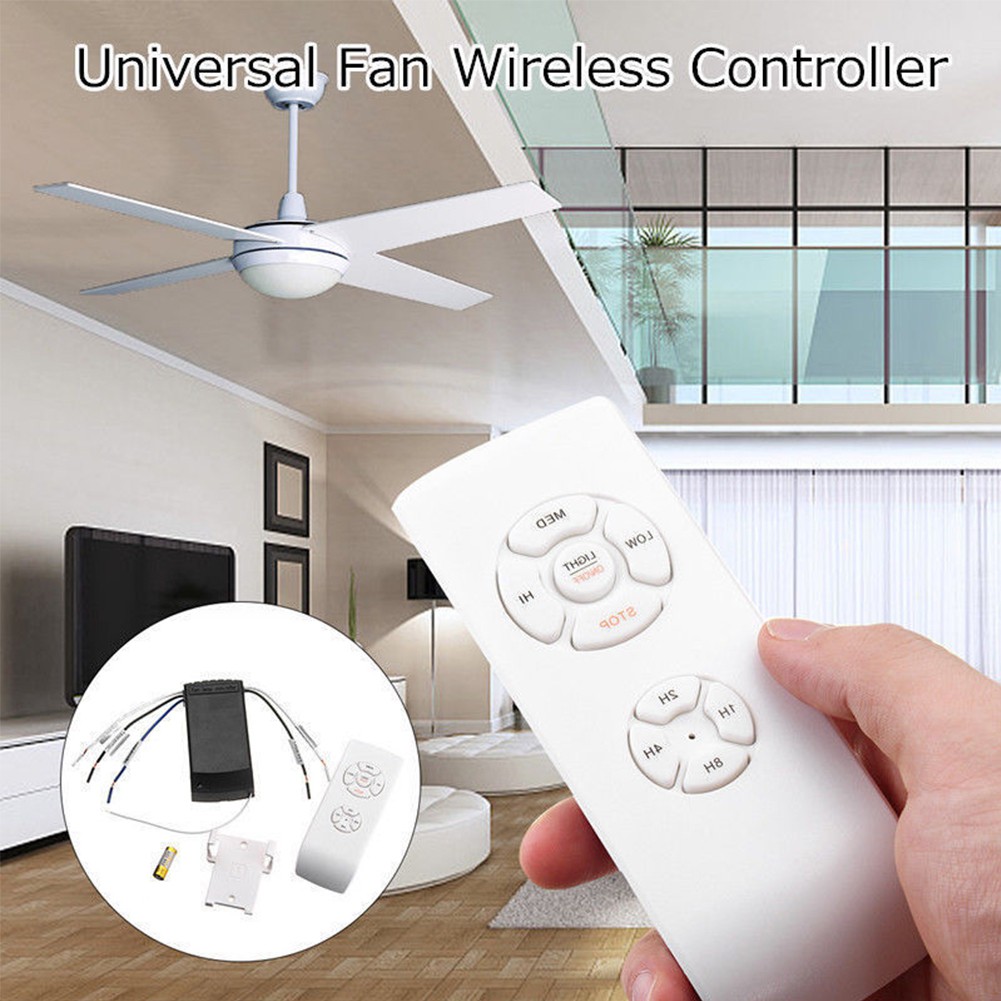 Universal Ceiling Fan Lamp Remote Control Kit Timing Wireless Control