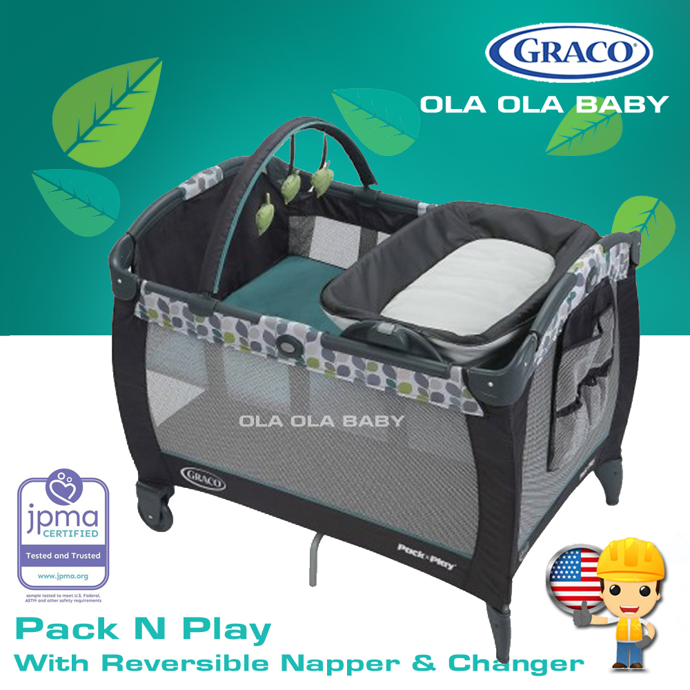 Graco Pack N Play Playard With Reversible Napper Changer Shopee Singapore