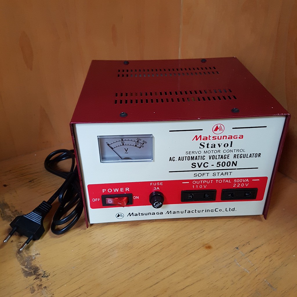 Matsunaga Stavol SVC500N Stabilizer 500W 500 Watt Shopee Singapore