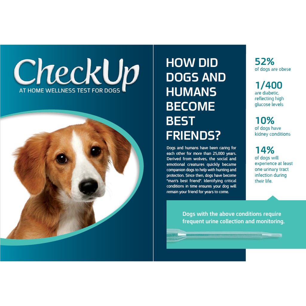 Checkup Pet Wellness Urinalysis Testing Kit Urine Testing For Dogs Cats