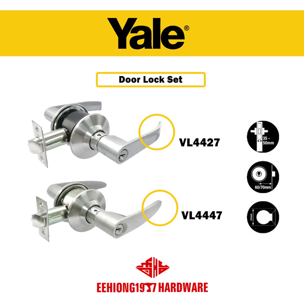 [Shop Malaysia] yale vl4447 us15, vl4427 us15 tubular hand leverset ...