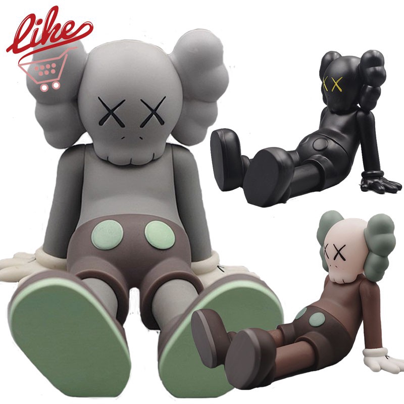 KAWS Sit Down Posture PVC Action Figure Collection Model Gifts Shopee