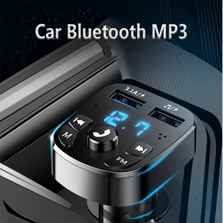 Wireless Car MP3 Player Car Kit Handsfree Bluetooth 3.1A Fast Charge FM & Bluetooth Transmitters USB Charger
