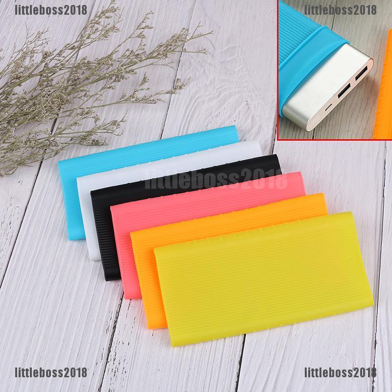 ♑LIB♑ Protective silicone case skin cover sleeve for xiao-mi power bank 2 10000mAh [OL]