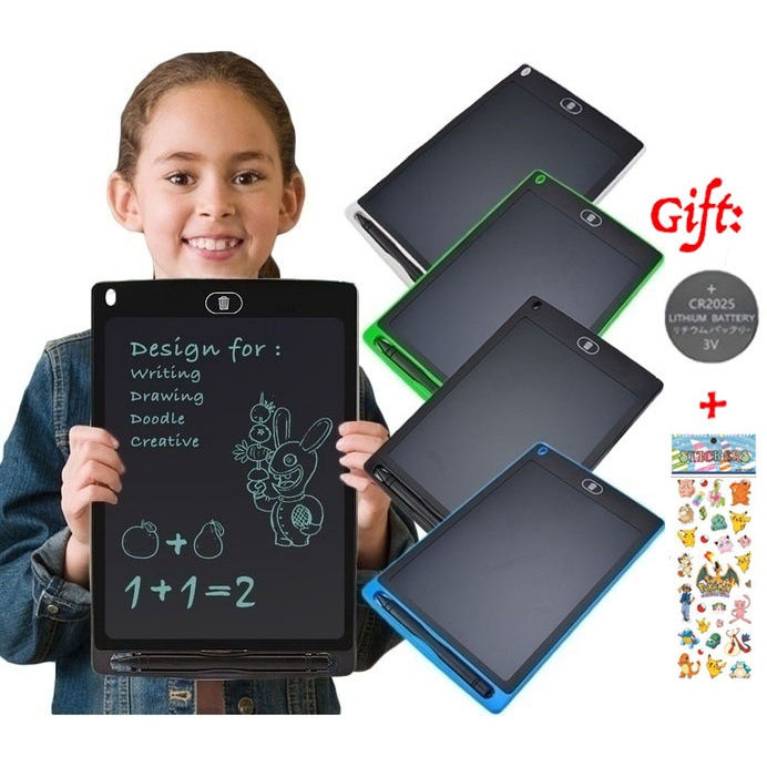 Portable Electronic Graphic Skectching Erasable Pad Gifts Presents for Children Blue LCD Writing Tablet 8.5 Inch,Kids e-Writer Drawing Board 