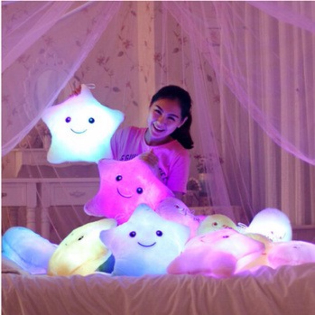 luminous star pillow