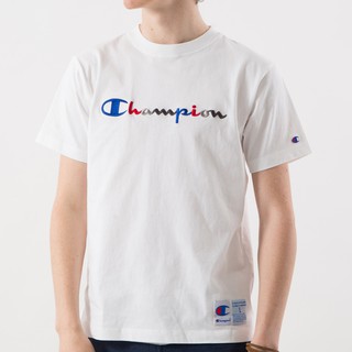 champion rainbow logo tee