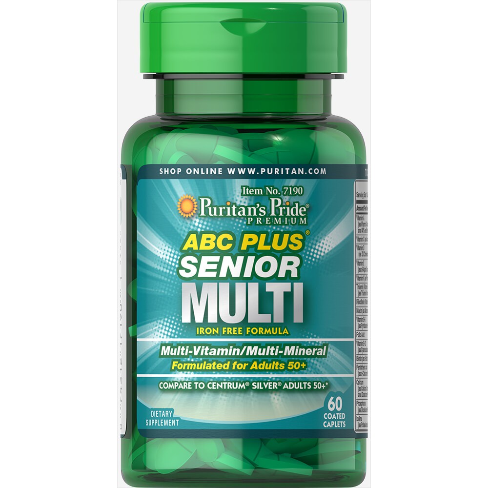 Puritan's Pride ABC Plus Senior Multivitamin MultiMineral Formula Item