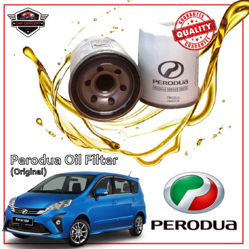 Car Concept Empire Original Oil Filter Perodua Old New Alza Kancil Viva Walnut Kelisa Kelisa Kelisa Kelisa Black Oil Shopee Singapore