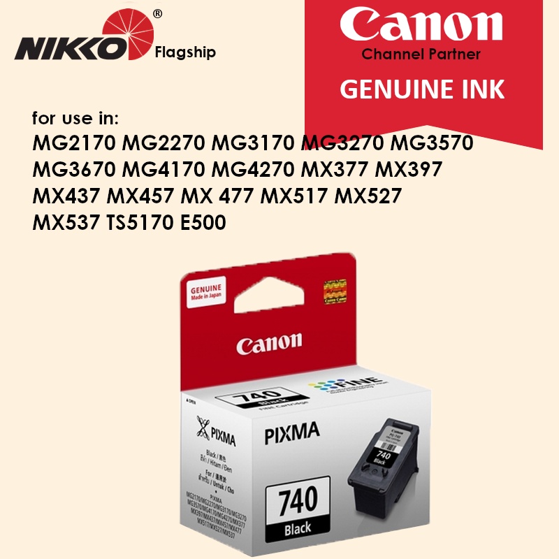 Canon Pg 740 Pg740 Pg 740 Cl 741 Black Color Ink Cartridge For Pixma Mg2170 Mg2270 Mg3170 Mg3270 