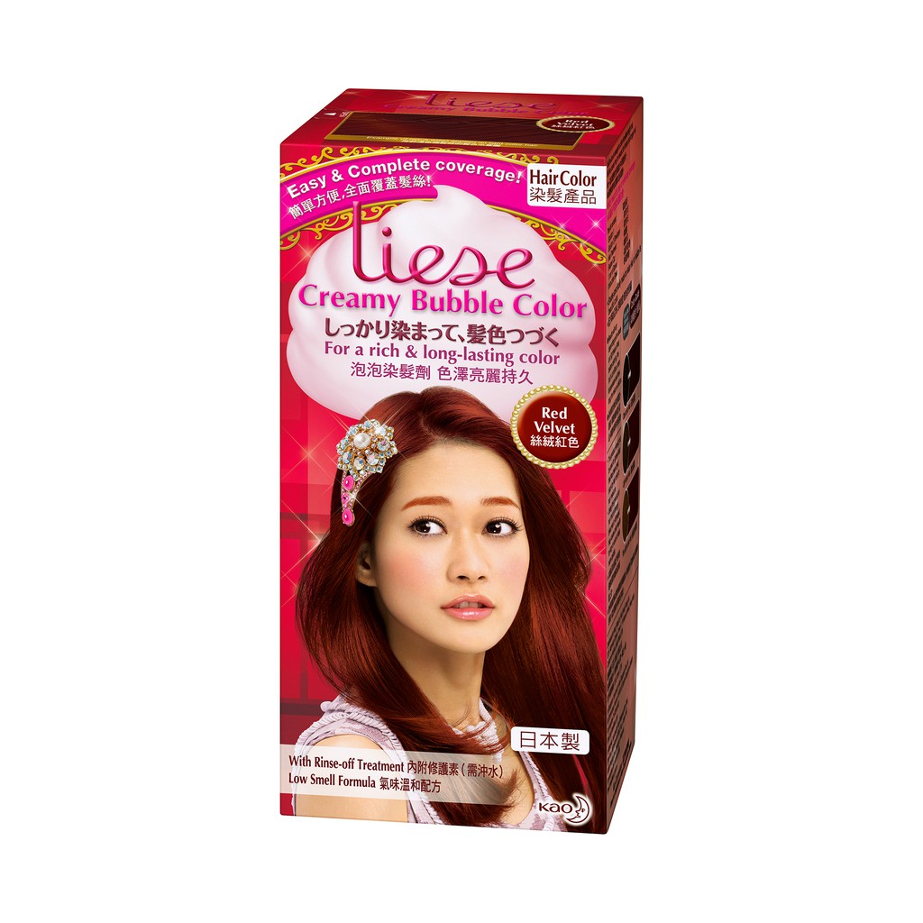 Liese Creamy Bubble Color Red Velvet