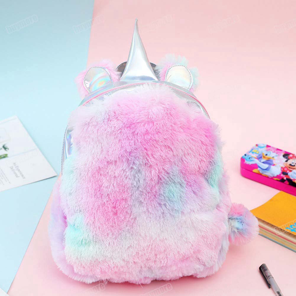 unicorn plush backpack