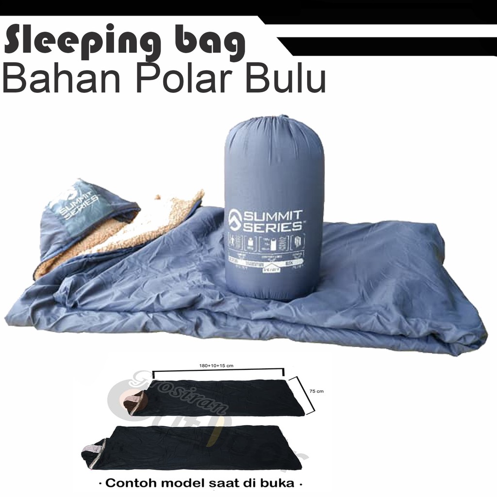 Super Thick Sleeping Bag Super Thick Polar Shopee Singapore