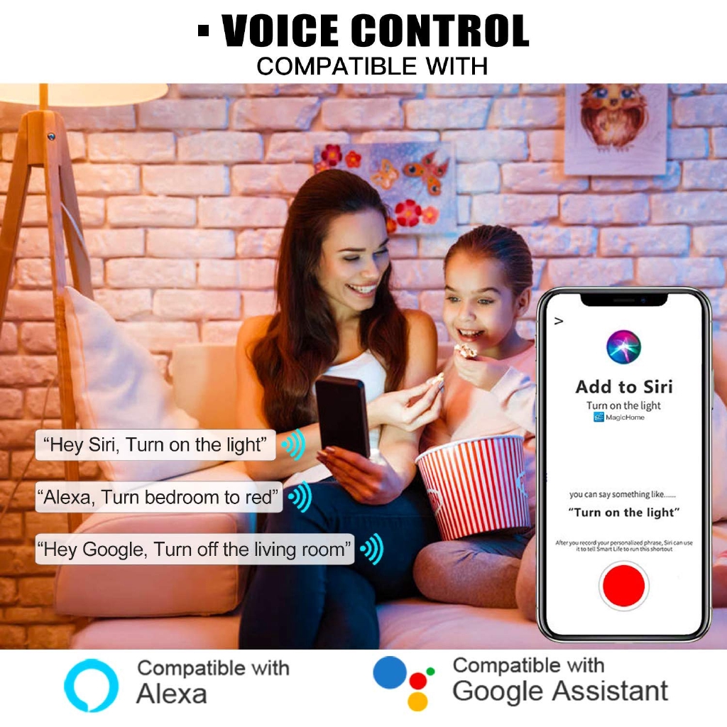 ok google turn on living room lamp