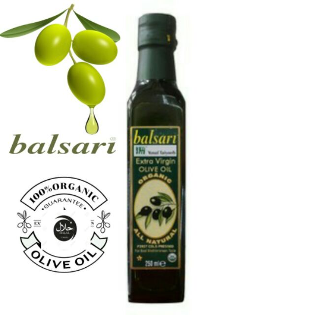 Organic Extra Virgin Olive Oil 250ml Balsari Organic Green Olive Oil Shopee Singapore