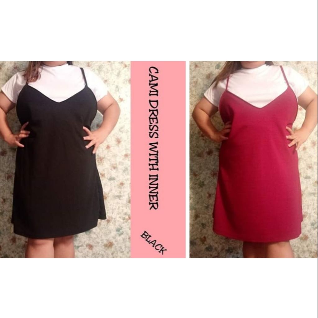 cami dress with shirt