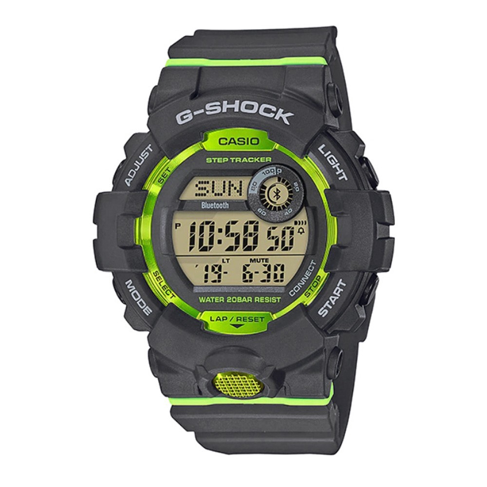 lime green g shock watch