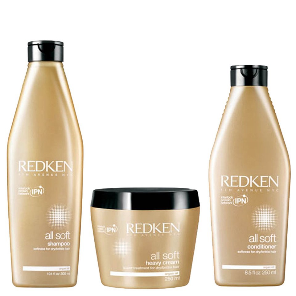 Redken All Soft Thick Hair Care Pack 3 Products Shopee Singapore