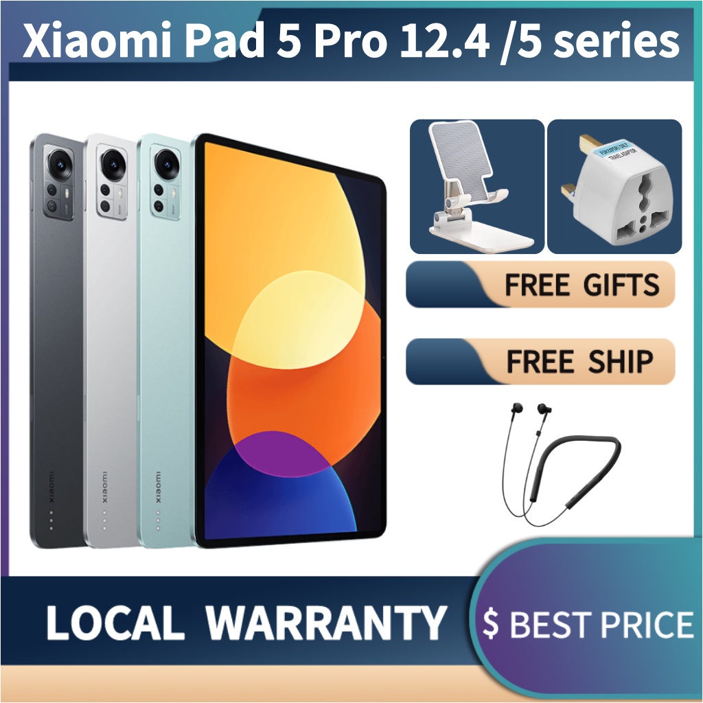 【New】Xiaomi mi pad 5 Pro -12.4 inch/ xiaomi pad 5 pro/ xiaomi pad 5 WIFI&5G Locally warranty