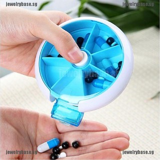 [Base] Useful 7 Day Travel Pill Box Medicine Tablet Storage Vitamin Dispenser Organiser [SG]