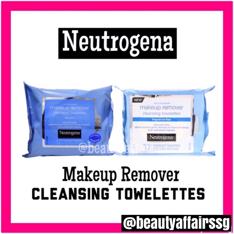 neutrogena makeup remover cleansing towelettes