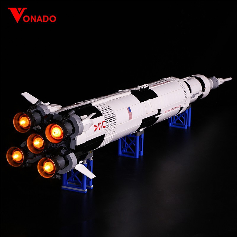 LED Light kit for LEGO Creative The Apollo Saturn V Launch Vehicle ...