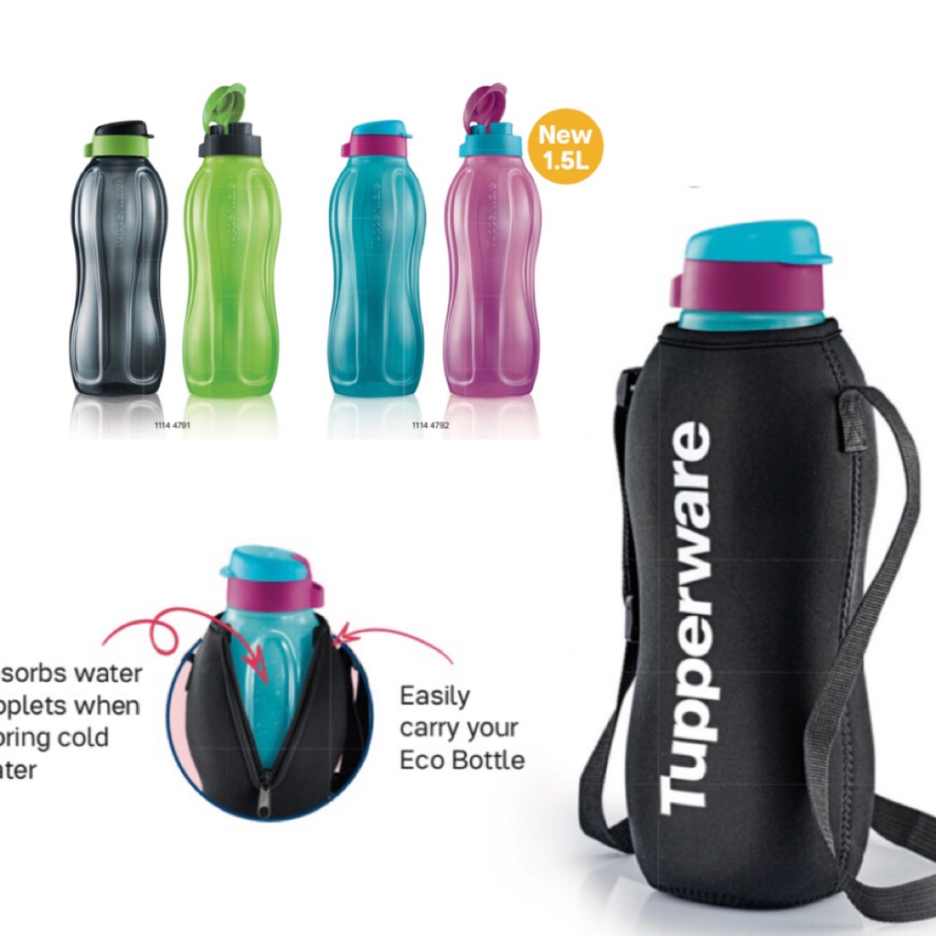 Tupperware NEW 1.5L Eco Water Bottle BPA Free | Shopee ...